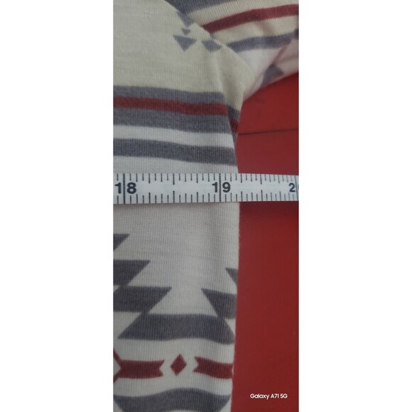 ! Western, Aztec , Ruffle Sleeve Dress - Picture 7 of 8